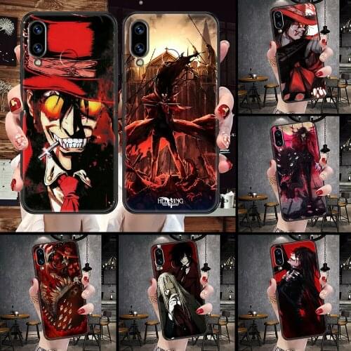 Alucard Hellsing Phone case For Huawei Honor 6 7 8 9 10 10i 20 A C X Lite Pro Play black art back pretty bumper 3D coque