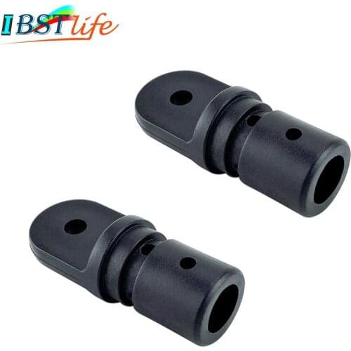 Black Nylon Pipe Eye End Cap 25mm Bimini Top Fitting Hardware Marine Boat Yacht Inside Eye End Canopy Tube End Accessories