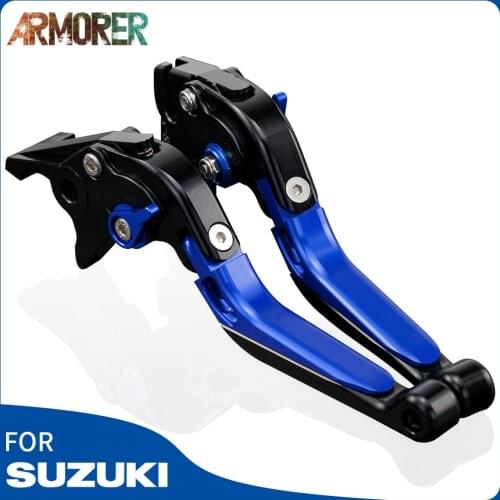 For Suzuki GGSXR 600 750 1000 GSX-S1000/F/S/ABS KATANA 2020 Motorcycle Parts Foldable Handle Brake Clutch Levers Accessories