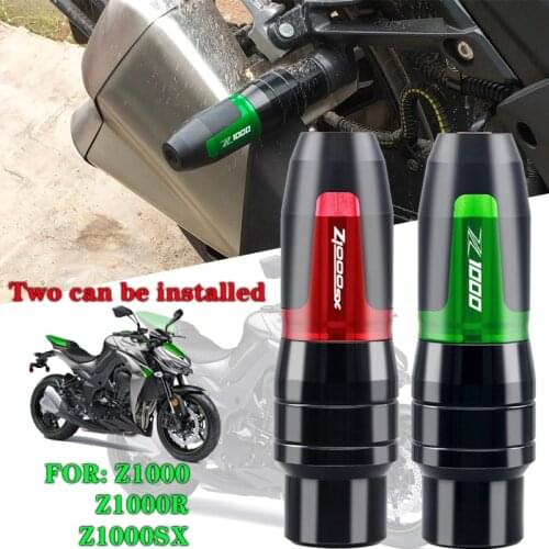 For Kawasaki Z1000 Z1000R Z1000SX Motorcycle CNC Aluminum Crash Pads Exhaust Sliders Crash Protector With logo