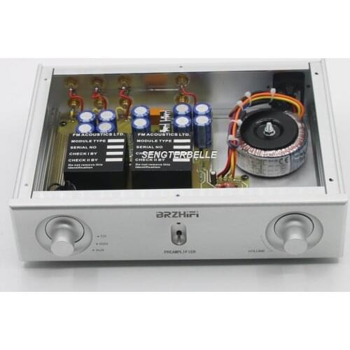 Finished Hifi Stereo Preamplifier Home Amplifier Base On Switzerland FM255 Circuit