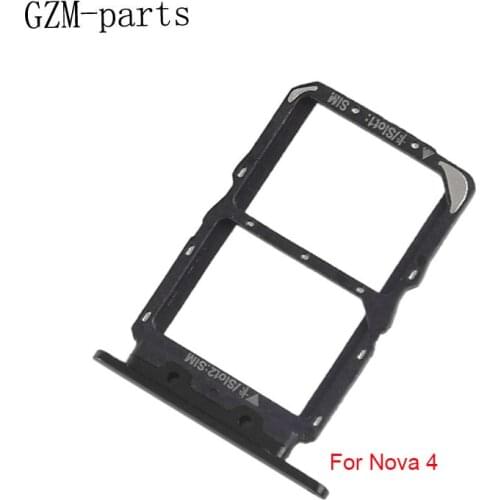 GZM-parts 20pcs/lot High Quality SIM Tray Holder SD Card Reader Slot Adapter for Huawei Nova 4 5 Pro