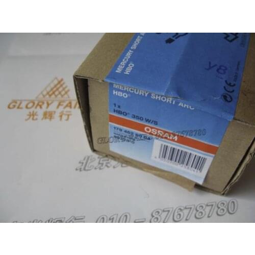 HBO 350W/S 350W mercury short arc lamp,UV curing photo polymerization,69228-0 350 W/S bulb