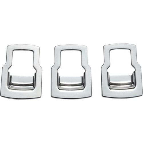 Chrome Door And Window Glass Lift Switch Button Cover for Land Rover Discovery 4 2009-2016 for Range Rover Sport 2010-2013