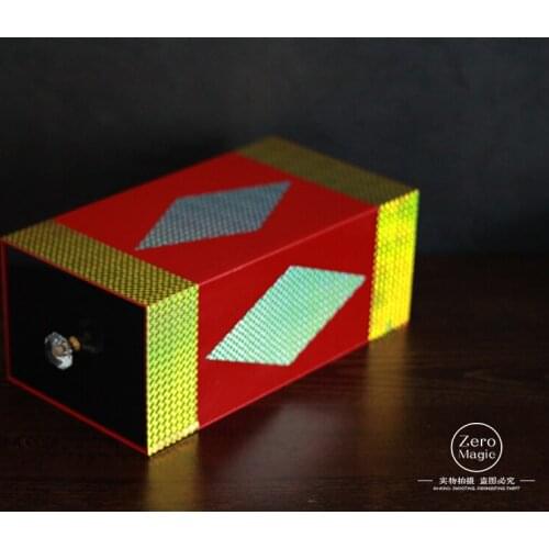 Drawer Box (Clear) Transparent Magic Tricks Production Items Box Appearing Magia Magician Stage Illusions Gimmick Props Comedy