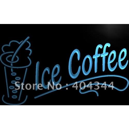 LB360- ICE COFFEE Cafe Drinks NEW LED Neon Light Sign home decor crafts