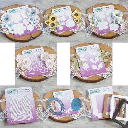 2021 AliliArts Metal Cutting Dies flower & leave diy Scrapbooking Photo Album Decorative Embossing PaperCard Crafts Die