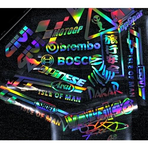 Moto GP Racing Sponsor TT Sticker Car Truck Laptop Graphic Dirt Bike Computer Vinyl Decal Laser