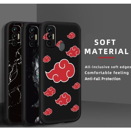Soft Case Waterproof Phone Case For Tecno Spark 7 Cover Cute Frosted Silicone TPU Back Cover