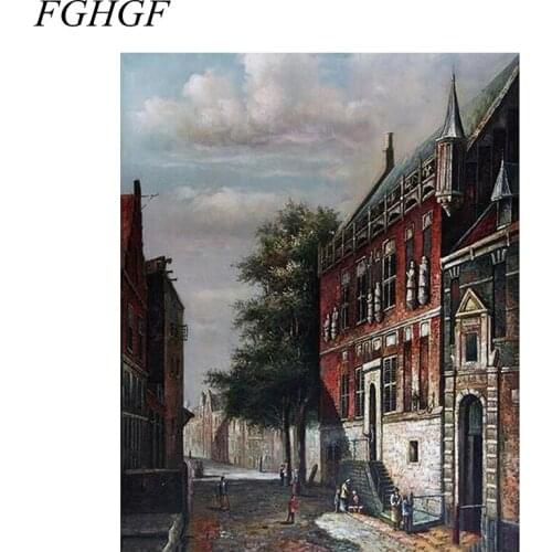 FGHGF Unframed Abstract Sailing Boat Diy Digital Oil Painting By Numbers Wall Art Picture Unique Gift Home