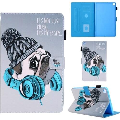 New fashion printed case For Samsung Galaxy Tab A 8.0 2019 SM-T290 SM-T295 T297 8.0 inch Flip Wallet Stand PU Leather Cover