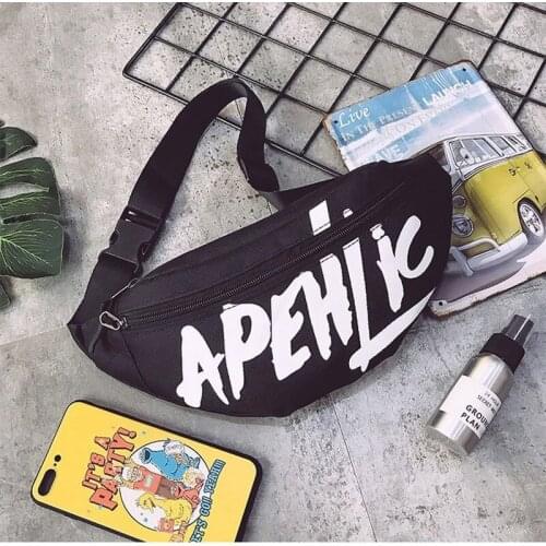 Hirigin New Men Women Waist Bag Bum Fanny Pack Hip Hop Waist Packs Zip Belt Money Pouch 4 Colors