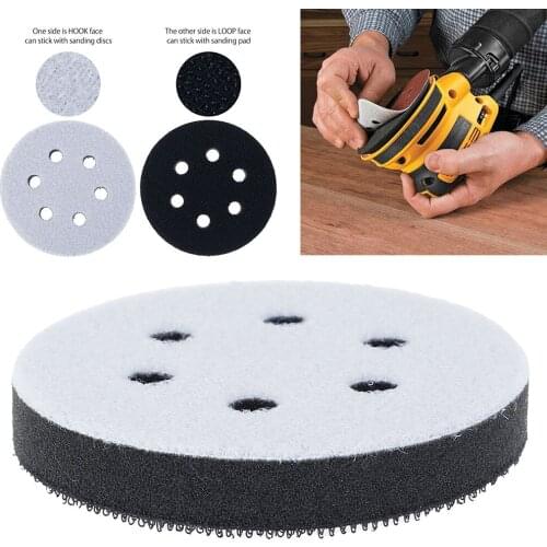 3/6 Inch 6-Hole Backup Sanding Pad Sander Backing Pad Hook and Loop for Electric Grinder Power Tools Accessoriess Car Gadgets