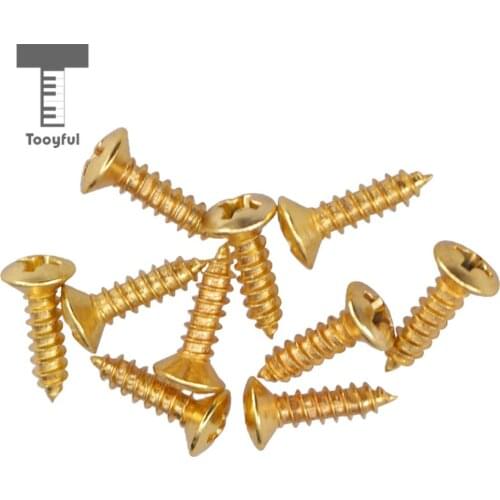 Tooyful Electric Guitar Pickguard Screws for Pickguard Guitar Back Plate 2.5mmx12mm