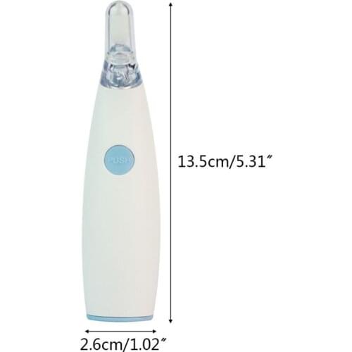 W3JF Baby Adults Ear Wax Remover Cleaner with LED Automatic Silicone Spiral Earwax Removal Soft Safe Ear Massage Tool