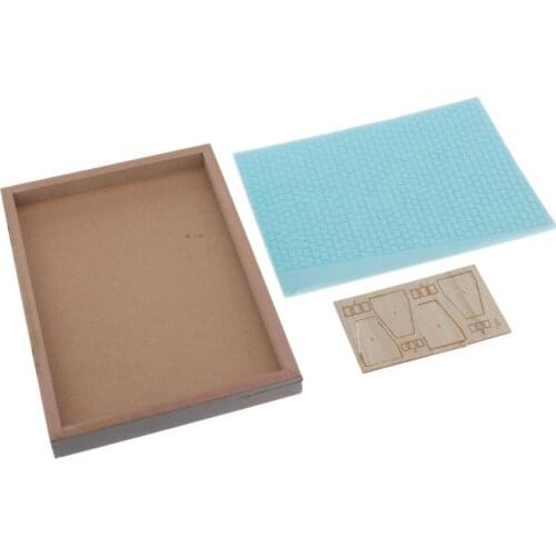 1/35 Armored Tank Sand Table Base Platform European Bricks Road Highway