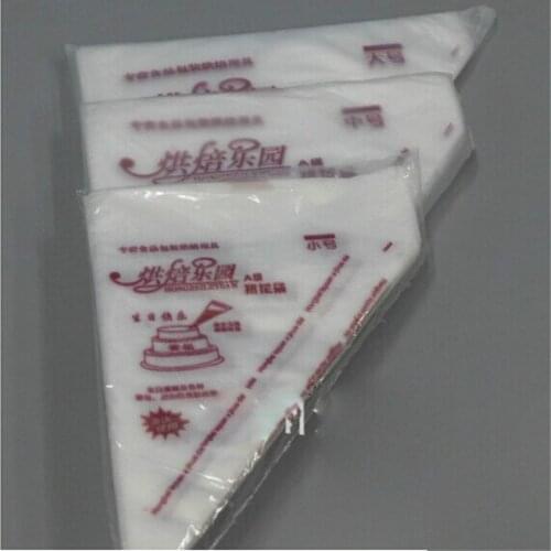 100 PCs Pastry Piping Icing Bag Mold Dessert Decorators Small-sized 26x16cm Cream Decorating Disposable Cake Moulds Package