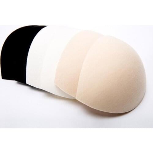 4Pcs Breathable Swimsuit Wedding Dress Sponge Chest Pad Inserts Women Clothes Accessories Foam Bra Pads Chest Cups White Black