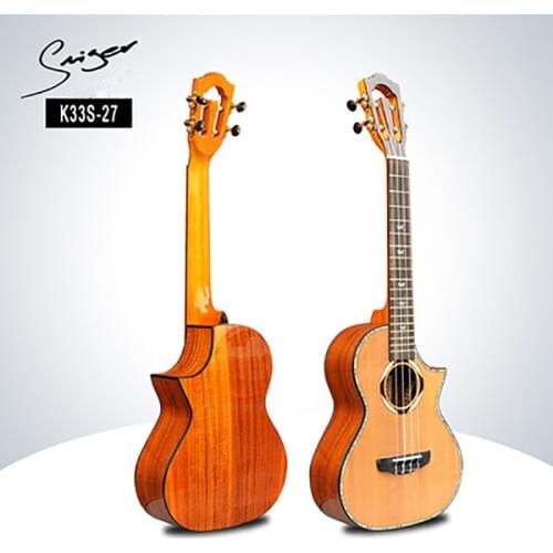 26Inch Ukulele 4 String High-Grade Pine Top Wood Ukulele Mini Guitar