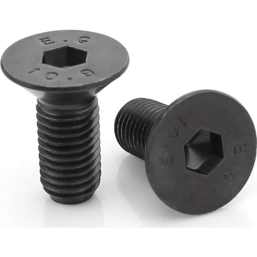 5PCS 10.9 UNC US Flat Head / Countersunk Head Hexagon Screws 10-24