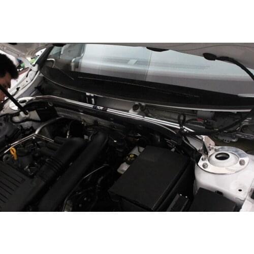 Suspension Strut Bar for Volkswagen Golf 7 GTI Car Accessories Alloy Stabilizer Bar Car Styling Auxiliary Tank Tension Rod