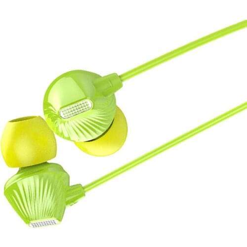 Dual Moving Coil 3.5mm In-Ear HiFi Bass Music Wired Earphone Sport Headphone