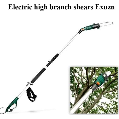 High Qualit Electric High-altitude Chain Saw Telescopic Pruning Shears Fruit Tree Scissors Chainsaw 600W 220v/50HZ 10m/s