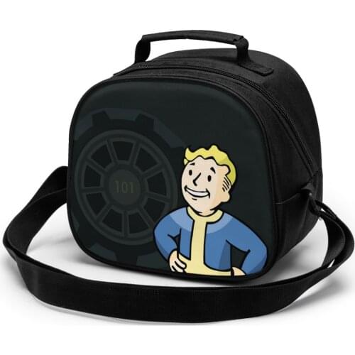 Fallout Children Lunch Bag Lunch Bag Student Portable Insulated Office Lunch Box Picnic Bags Thermal Food Tote Handbag