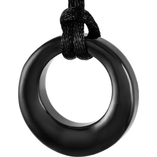 IJD8390 Circle of Life Stainless Steel Cremation Pendant Keepsake Necklace Wholesale Eternity Ashes Holder Urn Memorial Jewelry