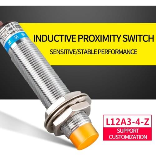 Proximity switch LJ12A3-4-Z/BX sensor m12 inductive DC NPN second and third wire normally open 24V