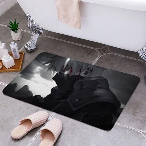 Kakashi Hatake 3D Print Doormats Rectangle Non-Slip DoorMat Bedroom Kitchen Entrance Print Door rugs Dropshipping
