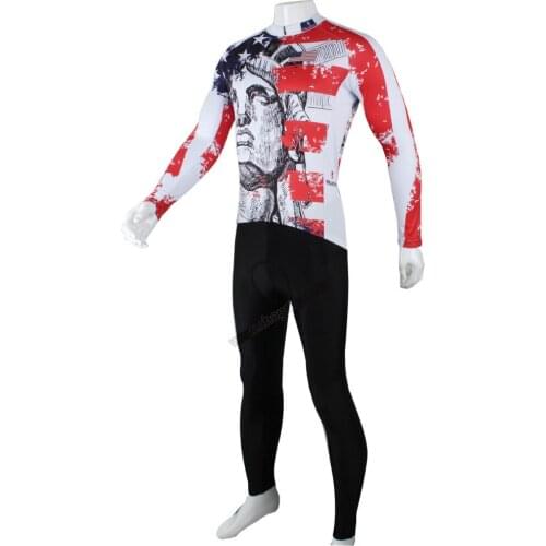 Coolest white and red Anti Pilling Cloth road bike winter cycling teams mountain bike jerseys Anti-Wrinkle for youth S-XXXL