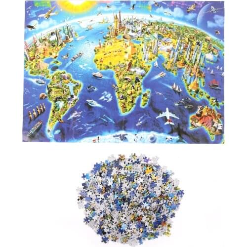 Cool Landscape Painting Puzzle Gift Toy Adult Paper 1000pcs Interesting Fun Durable Jigsaw Puzzle