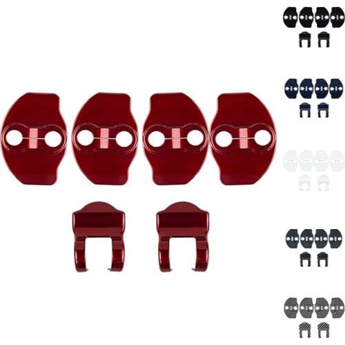 Door Lock Cover Door Stopper Lever Protection Cover Buckle for Tesla Model3