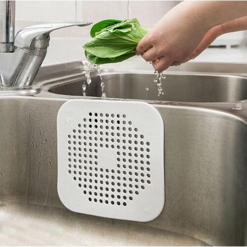 Floor Drain Cover Kitchen bathroom sink anti-clogging silicone floor drain cover bathroom drain drain hair filter drain screen