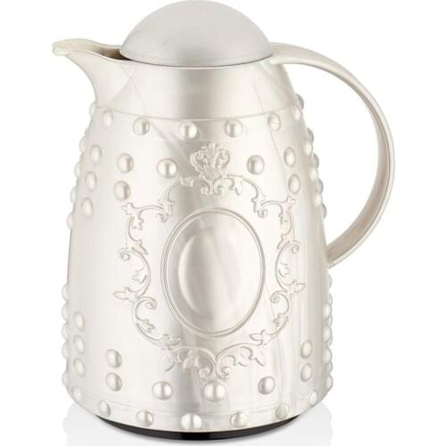 1 LT Pearlescent White Relief Thermos