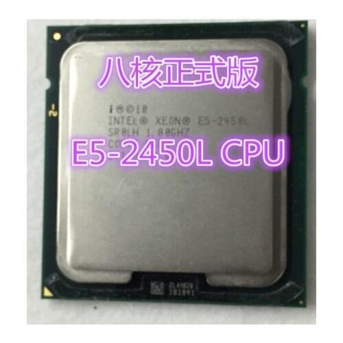 Intel Xeon E5 2450L SR0LH 1.8GHz 8-Core 20M LGA1356 E5-2450L CPU processor E5-2450L
