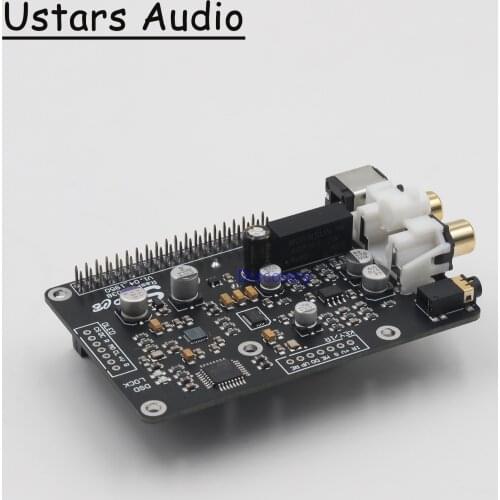 R38 ES9038 Q2M Digital Broadcasting Network Player Raspberry Pi DAC I2S 384K DSD 128