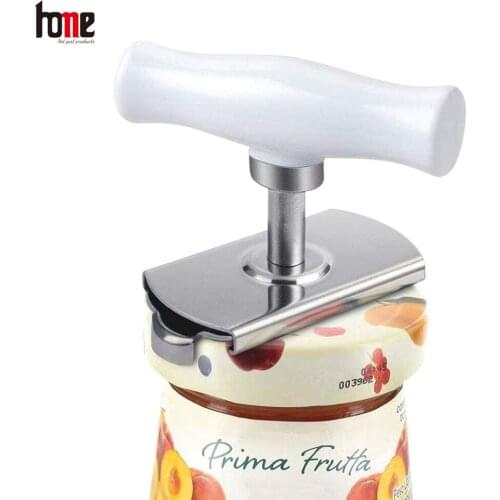 Adjustable Jar Opener Multifunction 1-4 Inches Bottle Can Stainless Steel Lids Off Jar Opener Kitchen Gadget Tools Accessories