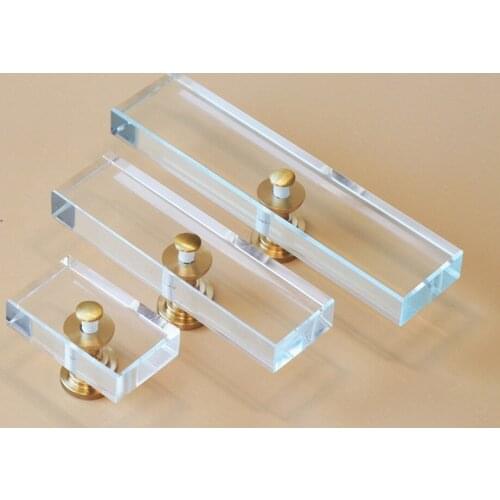 Crystal Handles Gold For Furniture Cabinet Wardrobe Drawer Knobs Decoration Home For Living Room 45mm