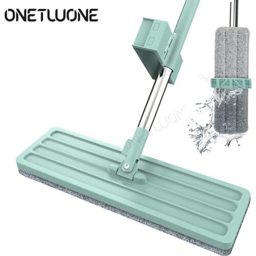 Self-Wringing Magic Mop Free Hand Washing Flat Mop Automatic Spin 360 Rotating Wooden Floor Mop Cleaner Lazy Household Cleaning