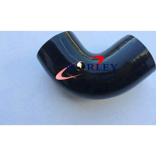 Silicone ID64mm 2.5" inch 90 degree Elbow hose INTAKE INTERCOOLER PIPE Black