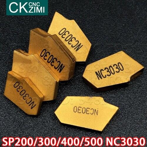 SP200 NC3030 SP300 NC3030 SP400 NC3030 Carbide insert Single cutting inserts tool grooving insert CNC Metal lathe tool for steel