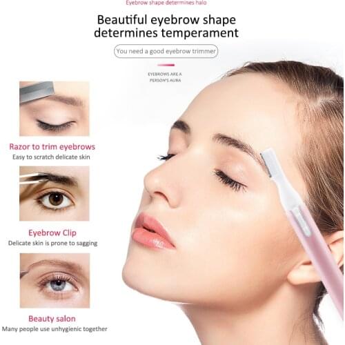 Hair Remover Practical Electric Face Eyebrow Scissors Hair Trimmer Mini Portable Women Body Shaver Remover Blade Razor Epilator