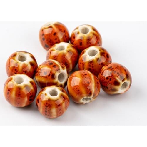 Watermelon Shape unique Ceramic beads Promotion Ceramics Specail Ceramic Beads 10pieces/lot #HY412