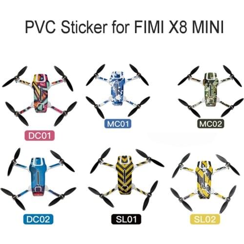 Scratch-proof Decals FIMI X8 Mini Protective Film PVC Stickers Drone Waterproof Cover Skin for XIAOMI FIMI X8 Mini Accessories