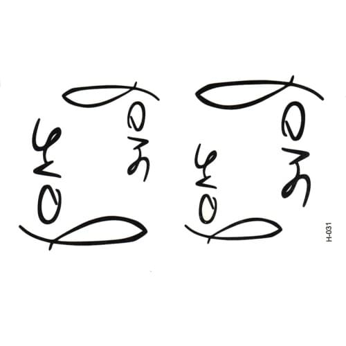 20pcs LOVE English waterproof temporary tattoos stickers fake tattoo maquiagem henna tattoo tatuaje temporal choker