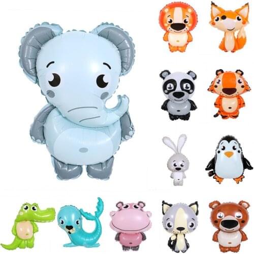 Balloon Cartoon Animal Shape Not Easy Punctured Plastic Foil Animal Birthday Balloon Childrens Day Party DIY Decor Kid Toy Gift