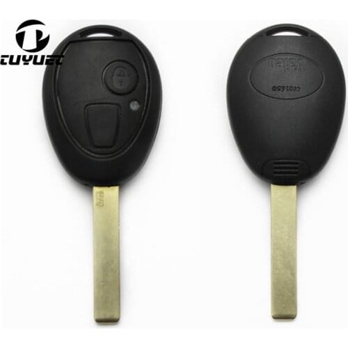 2 BUTTONS REMOTE CAR KEY FOB CASE SHELL FOR LAND ROVER MG FOR BMW MINI ONE COOPER R50 ZT ZR 75 KEY COVER REPLACEMENT