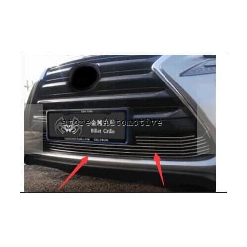 2014-2017 for Lexus NX Quality Stainless steel Car front bumper Mesh Grille Around Trim Racing Grills